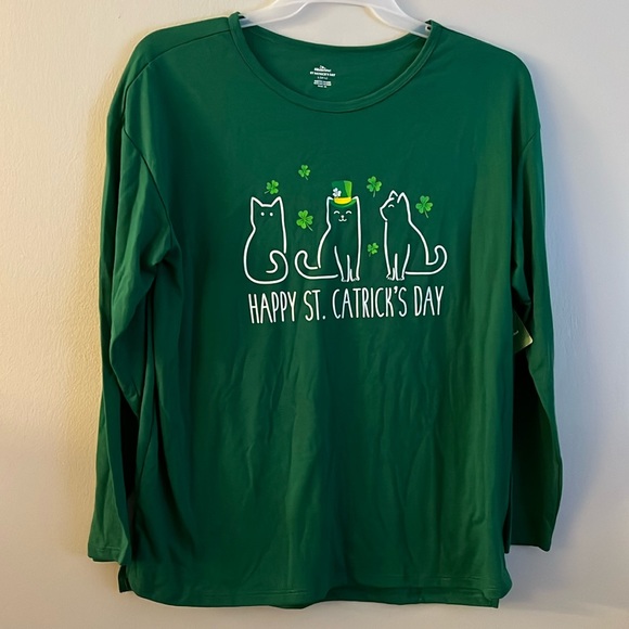 HAPPY ST. CATRICK’S DAY St. Patrick’s TEE Long Sleeve T-Shirt Green * XXXL (22) - Picture 1 of 10